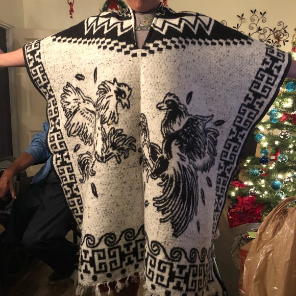 Artesanal ponchos for men Get ready this winter - Picture 1 of 6